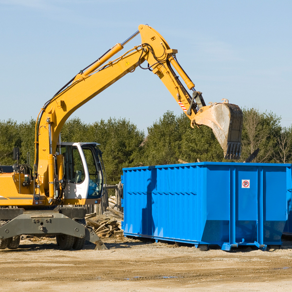 can i request a rental extension for a residential dumpster in Glenarm